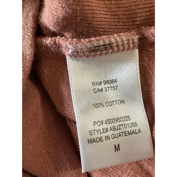 Billabong Woman's Brown Long Sleeve Crop Top Stay Golden YTK surfer Size Medium - Picture 5 of 5